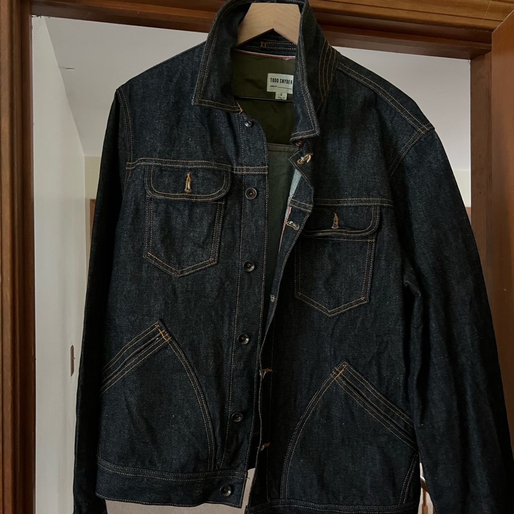 Todd Snyder Made in USA Selvedge Denim Jacket 2024